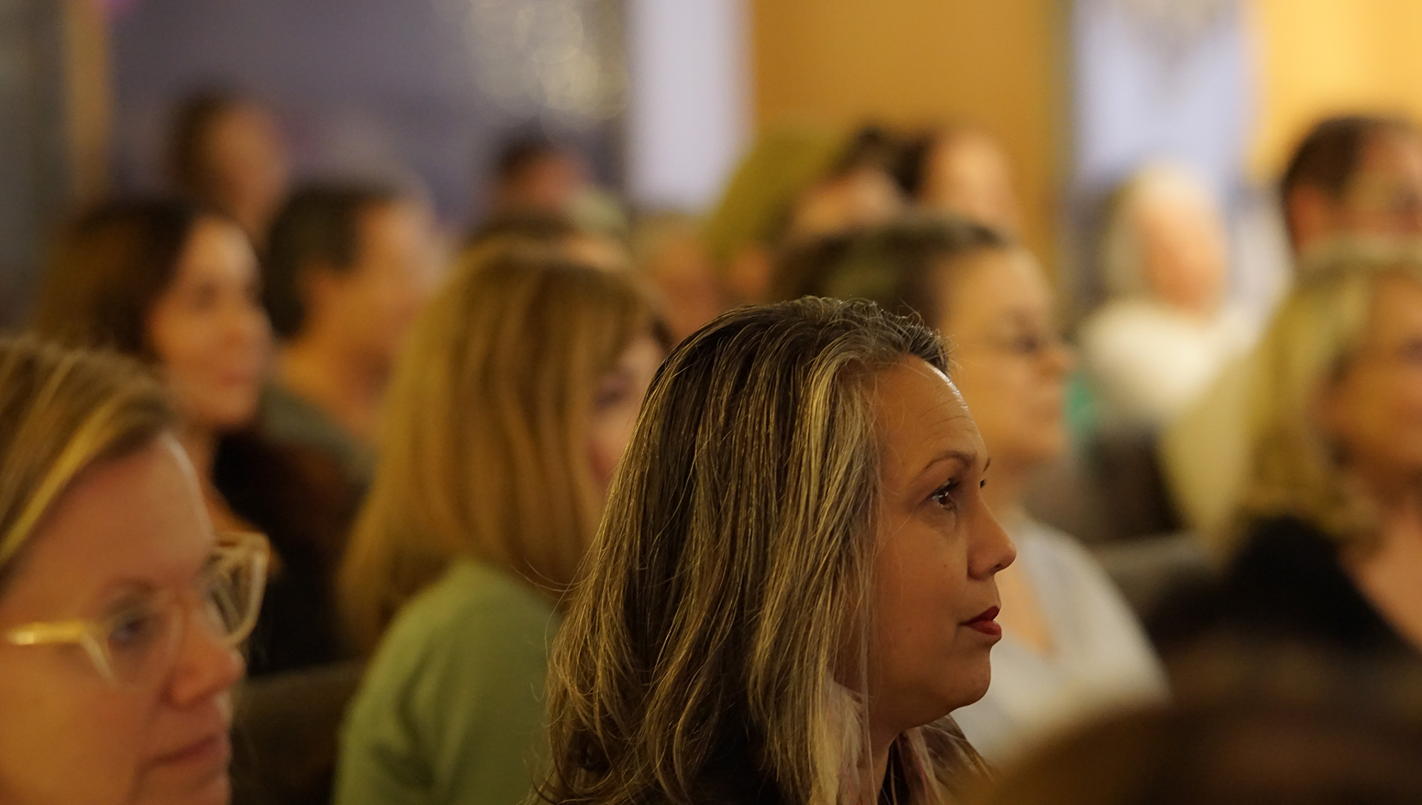 Audience deeply engaged during the immersion